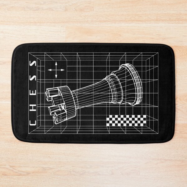 Item preview, Chess Player Rook Piece Futuristic Checkmate Wireframe designed and sold by GrandeDuc.