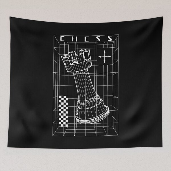 Item preview, Chess Player Rook Piece Futuristic Checkmate Wireframe designed and sold by GrandeDuc.