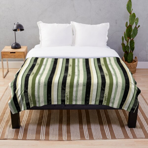 Item preview, Forest - Vintage Worn Stripes designed and sold by Retro-District.