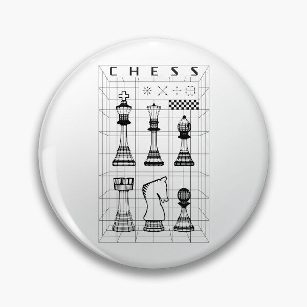 Item preview, Chess Player Pieces Set Futuristic Checkmate Wireframe designed and sold by GrandeDuc.