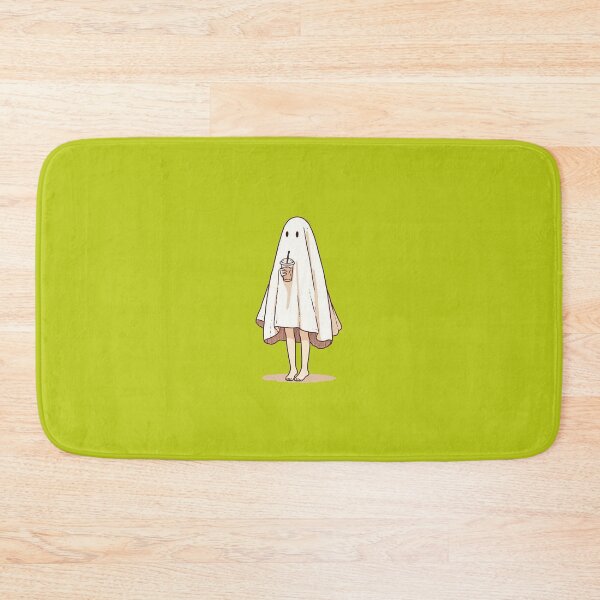 Item preview, White Ghost Girl Sipping Morning Iced Latte designed and sold by GhostDigger.