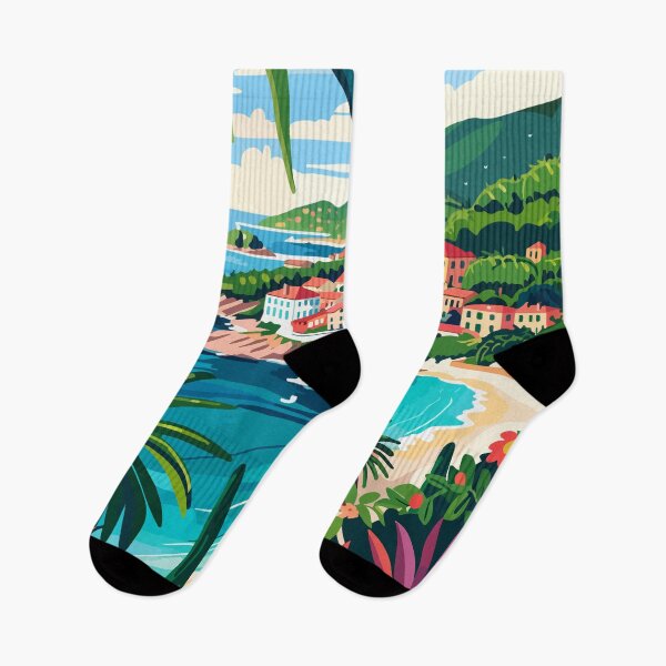 Item preview, Elba Island Italy Aesthetic Illustration designed and sold by LVTFCOarts.