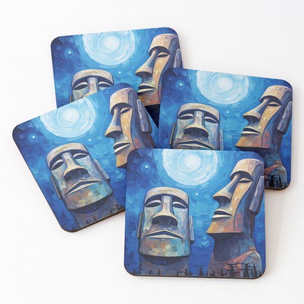 Item preview, Enigmatic Beauty of Moai Sculptures #11 designed and sold by Anuchartl.