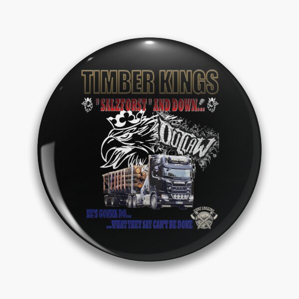 Item preview, TIMBER KINGS: FEATURING THE KING OF THE RHOEN / SCANIA LOGGING TRUCK /  designed and sold by MK-GRAPHICS2020.