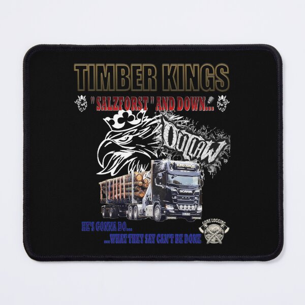 Item preview, TIMBER KINGS: FEATURING THE KING OF THE RHOEN / SCANIA LOGGING TRUCK /  designed and sold by MK-GRAPHICS2020.