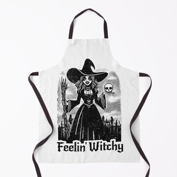 Item preview, Feelin' Witchy - Cute Funny Spooky Vibes Halloween Witch designed and sold by Urban-Alien.