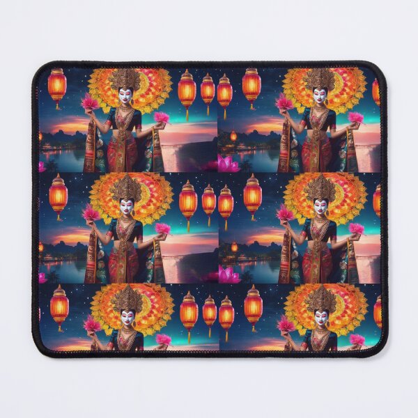 Item preview, Mystical Thai Lantern Festival Queen designed and sold by Tonphiarts.