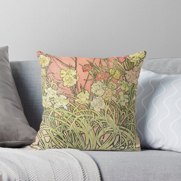 Item preview, Alphonse Mucha - The Flowers - Carnation 1898 designed and sold by maniacfitness.