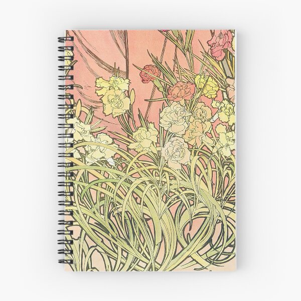 Item preview, Alphonse Mucha - The Flowers - Carnation 1898 designed and sold by maniacfitness.