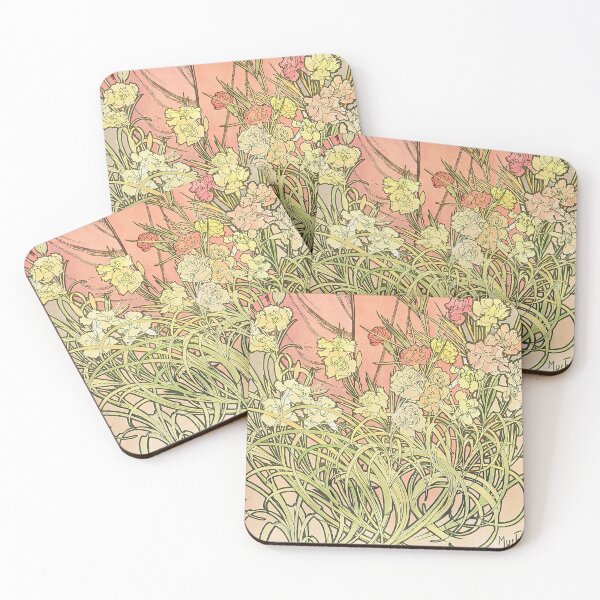 Item preview, Alphonse Mucha - The Flowers - Carnation 1898 designed and sold by maniacfitness.