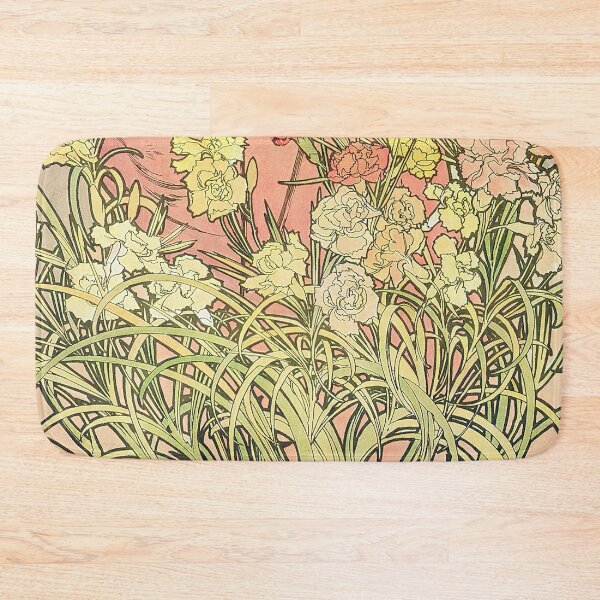 Item preview, Alphonse Mucha - The Flowers - Carnation 1898 designed and sold by maniacfitness.