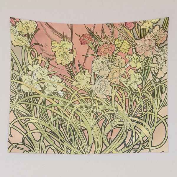 Item preview, Alphonse Mucha - The Flowers - Carnation 1898 designed and sold by maniacfitness.
