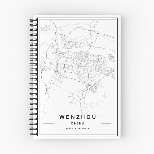 Item preview, Wenzhou City Map designed and sold by SHAMPAIN-ART-CO.