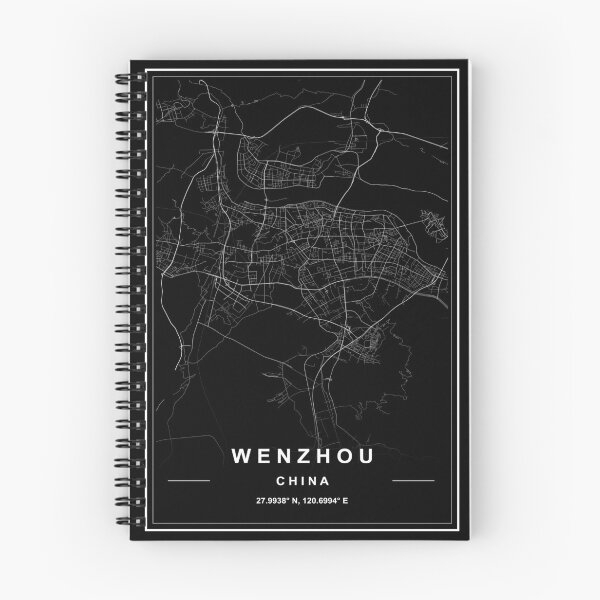 Item preview, Wenzhou City Map designed and sold by SHAMPAIN-ART-CO.
