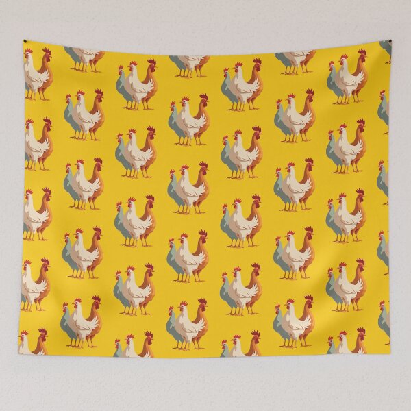 Item preview, Three French Hens Retro Mid-Century Cut-Out 6 designed and sold by taiche.