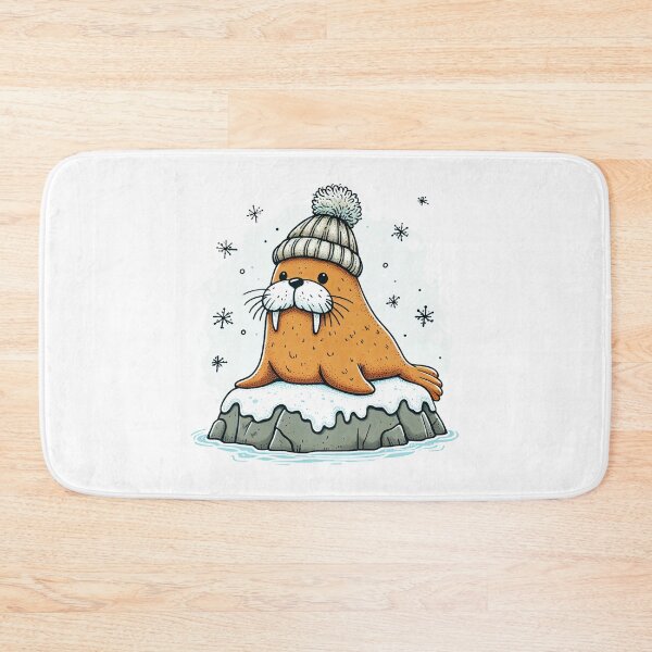 Item preview, Chill Walrus Vibes designed and sold by Delemore Art.