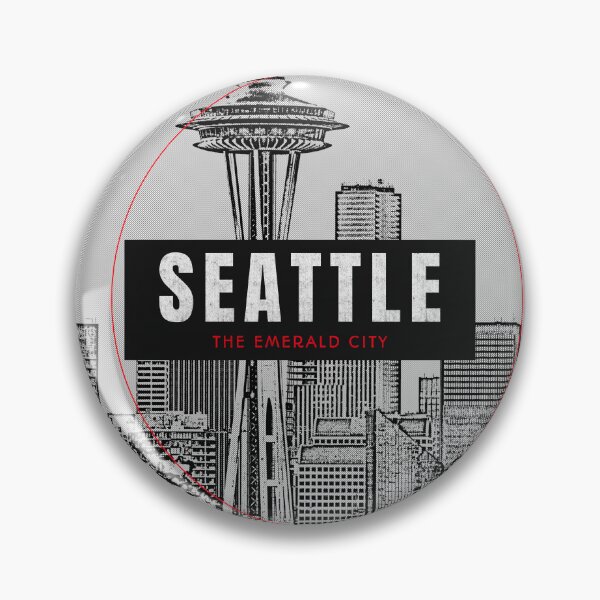 Item preview, Seattle The Emerald City Shirt designed and sold by GraviT-Gallery.