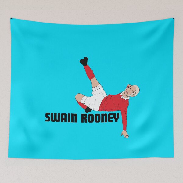Item preview, Swain Rooney DS Swain Minimalist Bicycle Kick Meme Corrie designed and sold by Hevding.