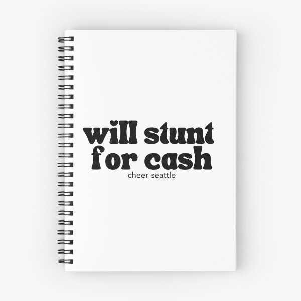 Item preview, will stunt for cash designed and sold by CheerSeattle.