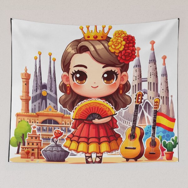 Item preview, Queen of Spanish Culture designed and sold by Gacram.