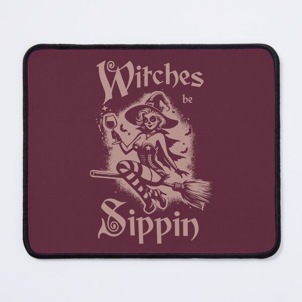Item preview, Witches Be Sippin' Wine - Funny Cute Halloween Witch designed and sold by Urban-Alien.