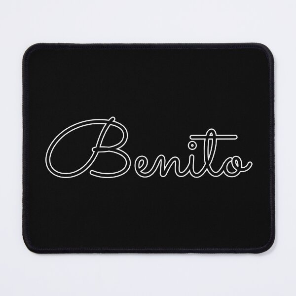 Item preview, Writing Benito Name Label (Black) designed and sold by NormadWorld.