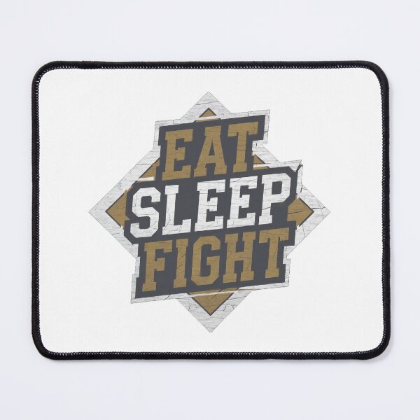 Item preview, Martial arts eat sleep fight BJJ box kick-boxing white 3 designed and sold by Newhyperion.