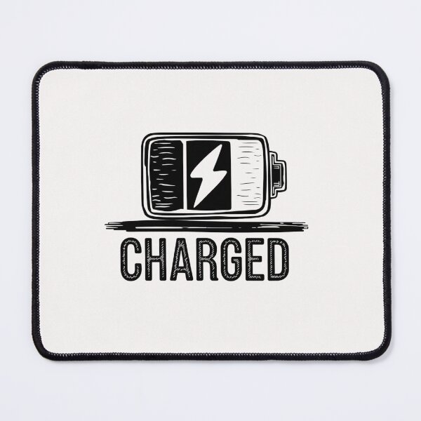 Item preview, Hand-Drawn Battery Charging Symbol | Half-Charged Energy Design designed and sold by Colorful-Garden.