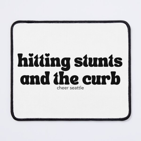 Item preview, hitting stunts and the curb designed and sold by CheerSeattle.