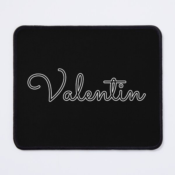 Item preview, Writing Valentin Name Label (Black) designed and sold by NormadWorld.