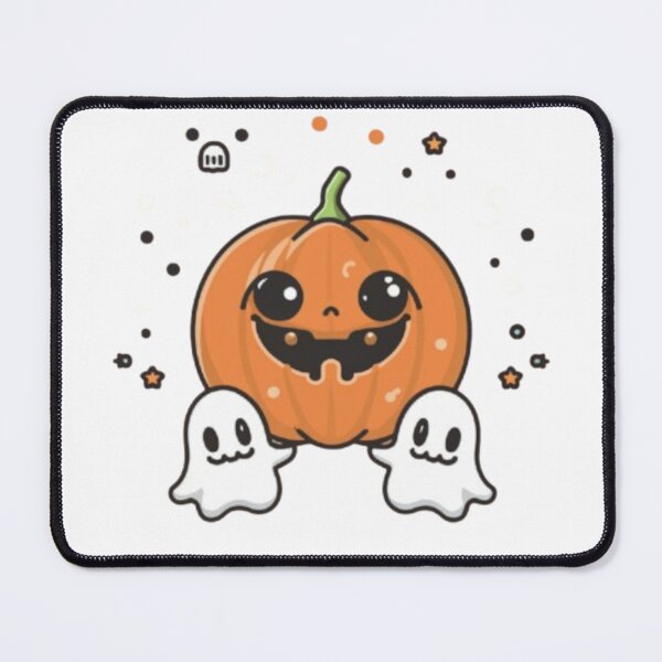 Item preview, two sweet ghosts holding a large pumpkin designed and sold by ARTReMi.