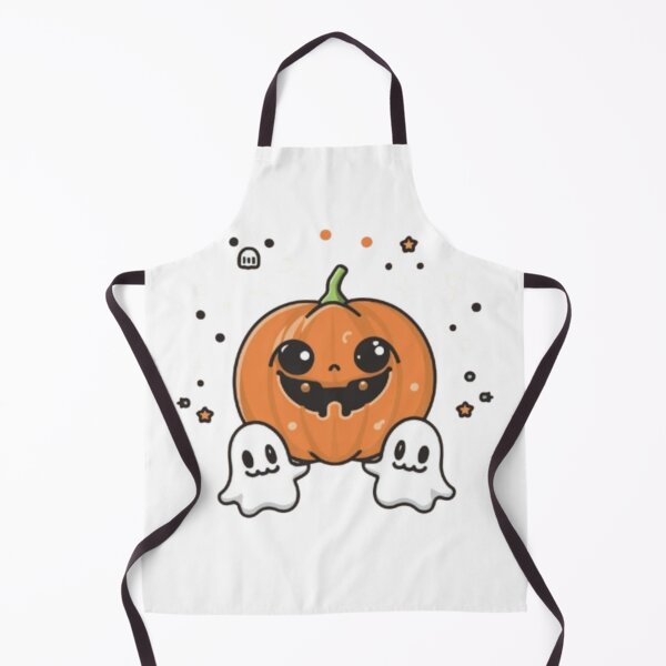 Item preview, two sweet ghosts holding a large pumpkin designed and sold by ARTReMi.