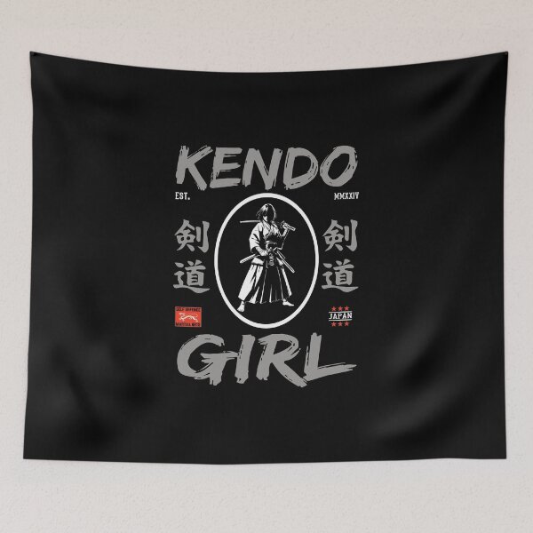 Item preview, Kendo Girl - Cool martial arts design for strong women designed and sold by RetroMaritalArt.