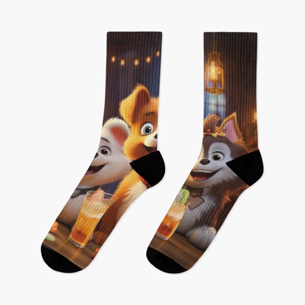 Item preview, three dogs at the bar designed and sold by Mauswohn.