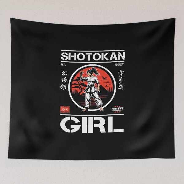 Item preview, Shotokan Karate Girl - Cool martial arts design for strong women designed and sold by RetroMaritalArt.
