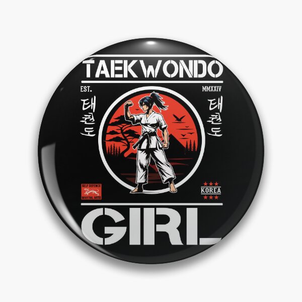 Item preview, Taekwondo Girl - Cool martial arts design for strong women designed and sold by RetroMaritalArt.
