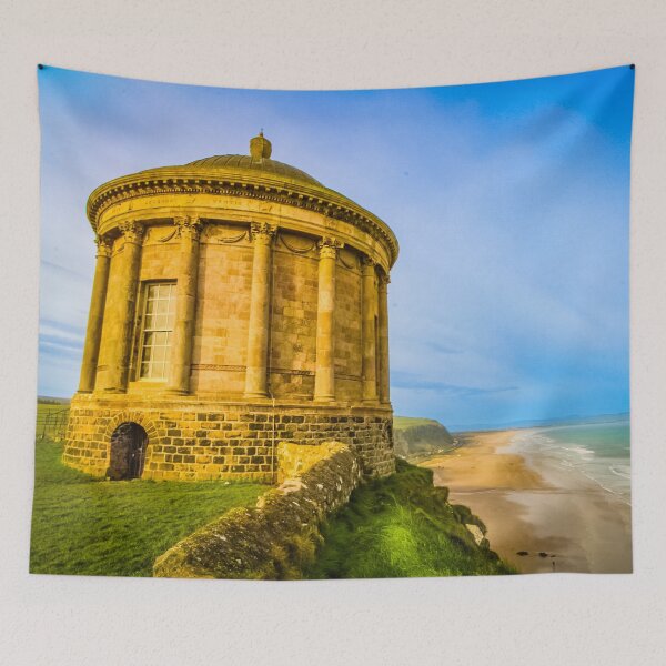 Item preview, Mussenden Temple Overlooking Downhill Beach Northern Ireland  designed and sold by KMNscapes – Ireland Prints & Beyond.