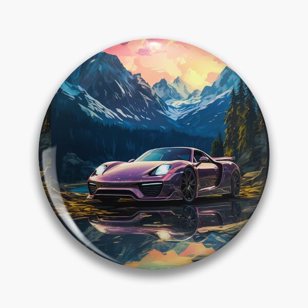 Item preview, Sunset Symphony Porsche 918 by the Mountain Lake designed and sold by RevUpDesign.