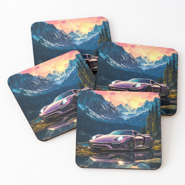 Item preview, Sunset Symphony Porsche 918 by the Mountain Lake designed and sold by RevUpDesign.