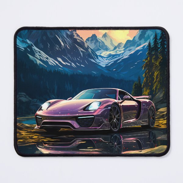 Item preview, Sunset Symphony Porsche 918 by the Mountain Lake designed and sold by RevUpDesign.