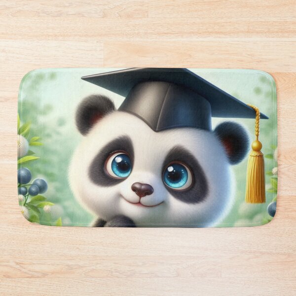 Item preview, Cute Graduate Panda 1 designed and sold by PANDALOVEART.
