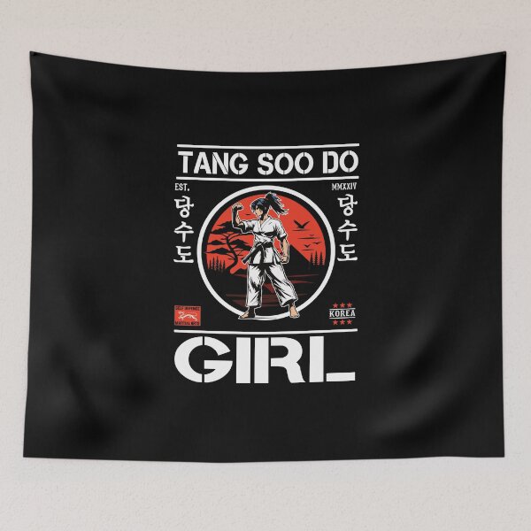 Item preview, Tang Soo Do Girl - Cool martial arts design for strong women designed and sold by RetroMaritalArt.