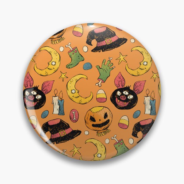 Item preview, Pattern with Halloween symbols designed and sold by Mauswohn.