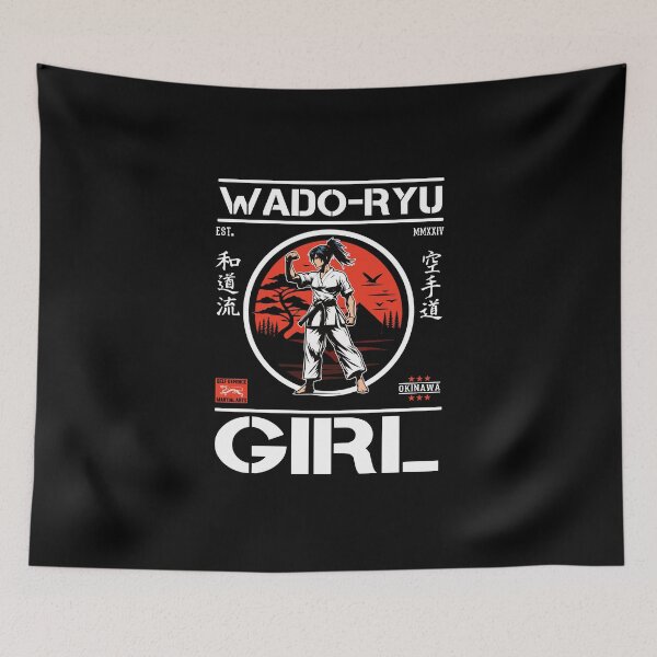 Item preview, Wado-Ryu Girl - Cool karate design for strong women designed and sold by RetroMaritalArt.