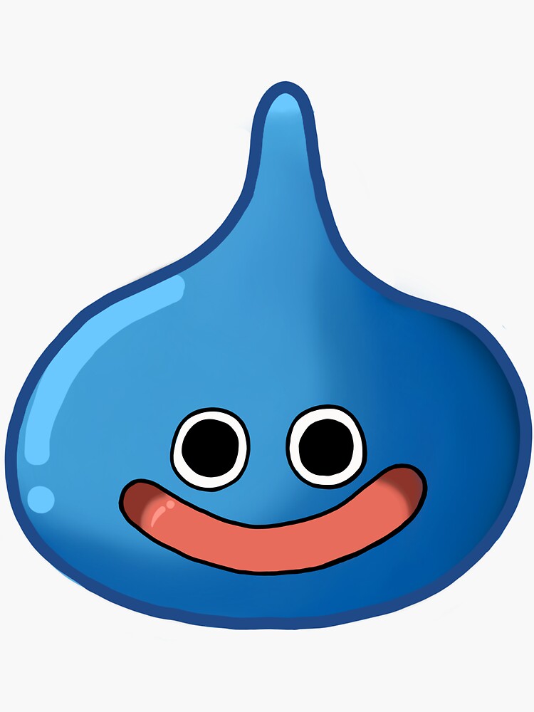 Dragon Quest Slime Sticker For Sale By Cosmivee Redbubble