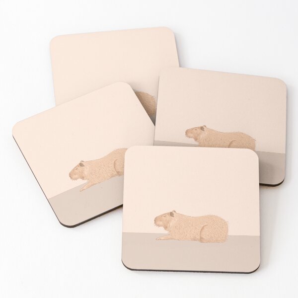 Item preview, Sleeping capybara drawing designed and sold by SaryandSaff.