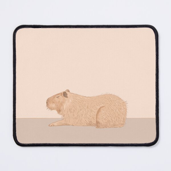 Item preview, Sleeping capybara drawing designed and sold by SaryandSaff.