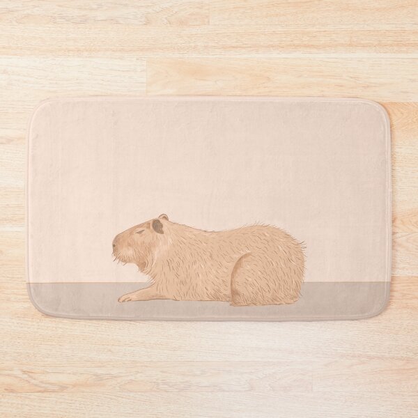Item preview, Sleeping capybara drawing designed and sold by SaryandSaff.
