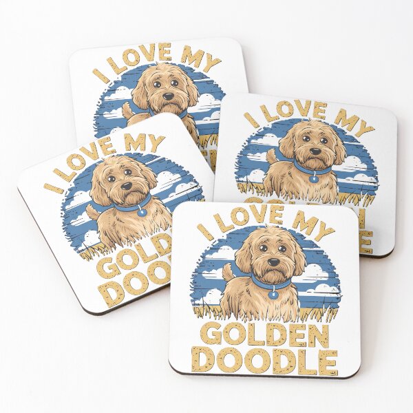Item preview, I love my golden doodle designed and sold by pixelpeakART.