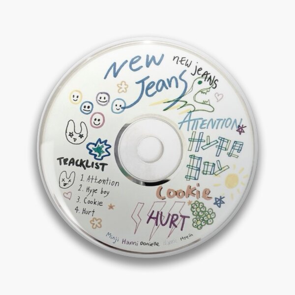 Item preview, Newjeans Kpop CD Icon designed and sold by Sofia Stickers.